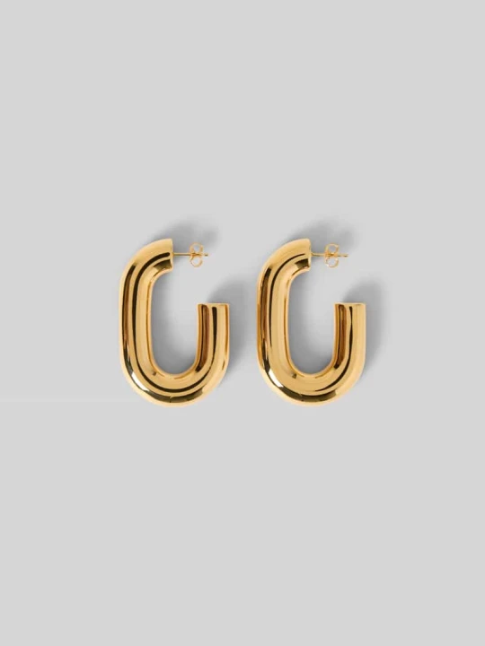 Zdjęcie produktu Kolczyki z zapięciem na sztyft Paco Rabanne Złoty