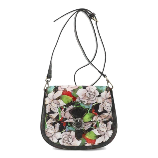 Zdjęcie produktu Kolorowa Elegancka Damska Torebka W Kwiaty Laura Vita