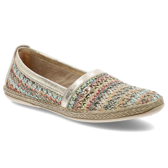 Zdjęcie produktu Kolorowe Espadryle Armodo Eleganckie Wsuwane Obuwie Damskie