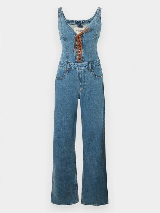 Zdjęcie produktu Kombinezon Abercrombie & Fitch niebieski denim