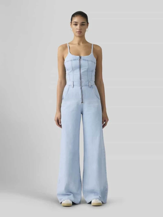 Zdjęcie produktu Kombinezon bustier z szerokimi nogawkami Levi's Jeansowy niebieski