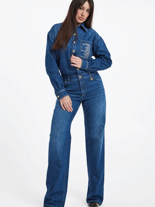 Zdjęcie produktu Kombinezon damski z denimu ELISABETTA FRANCHI