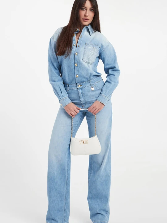 Zdjęcie produktu Kombinezon damski z denimu ELISABETTA FRANCHI