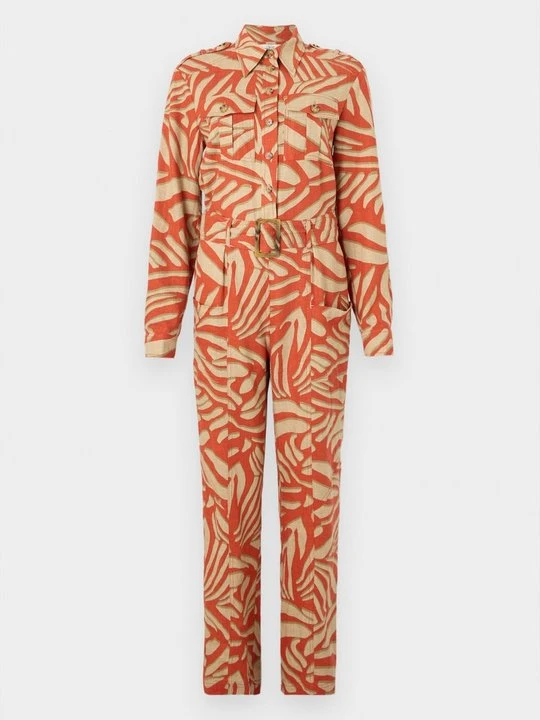 Zdjęcie produktu Kombinezon Diane Von Furstenberg pomarańczowy