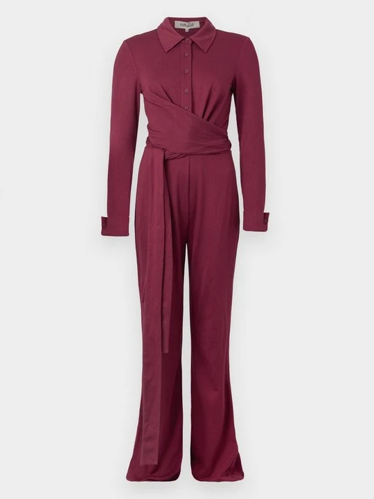 Zdjęcie produktu Kombinezon Diane Von Furstenberg bordowy