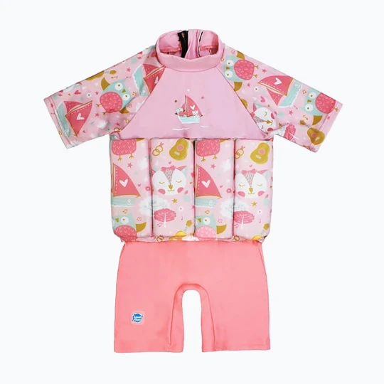 Zdjęcie produktu Kombinezon do nauki pływania dziecięcy Splash About Sleeved Floatsuit went to sea Różowy