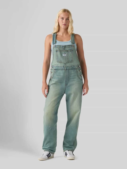 Zdjęcie produktu Kombinezon o kroju regular fit z czystej bawełny Levi's Jeansowy niebieski