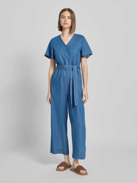 Zdjęcie produktu Kombinezon o kroju relaxed fit z mieszanki bawełny i lyocellu model ‘BEA HANNA’ Only Jeansowy niebieski
