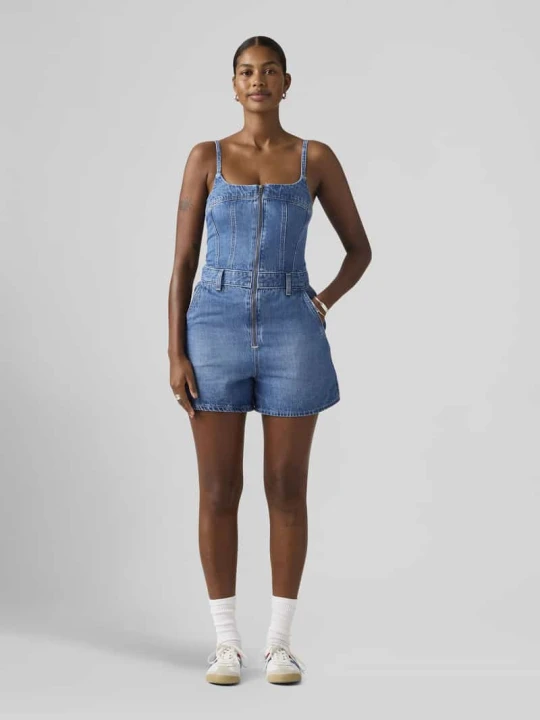 Zdjęcie produktu Kombinezon o kroju slim fit z czystej bawełny Levi's Jeansowy niebieski