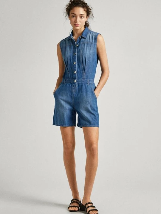 Zdjęcie produktu Kombinezon Pepe Jeans niebieski denim