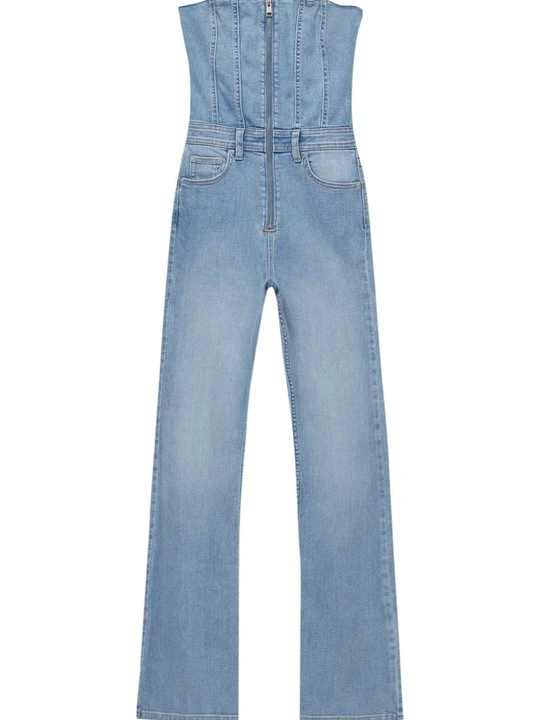 Zdjęcie produktu Kombinezon PULL&BEAR niebieski denim