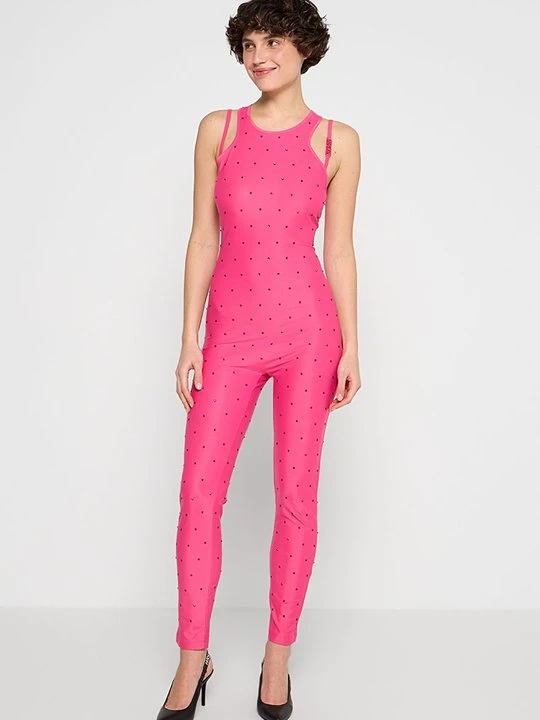 Zdjęcie produktu Kombinezon Versace Jeans Couture różowy