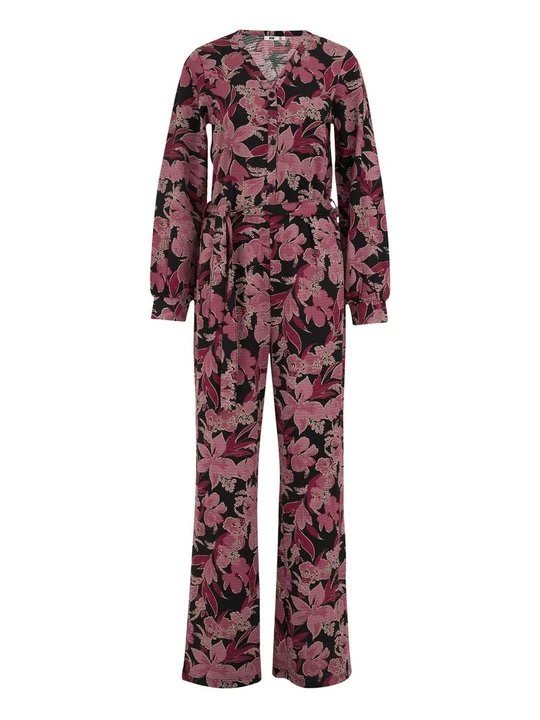 Zdjęcie produktu Kombinezon WE Fashion ciemnoliliowy melanż