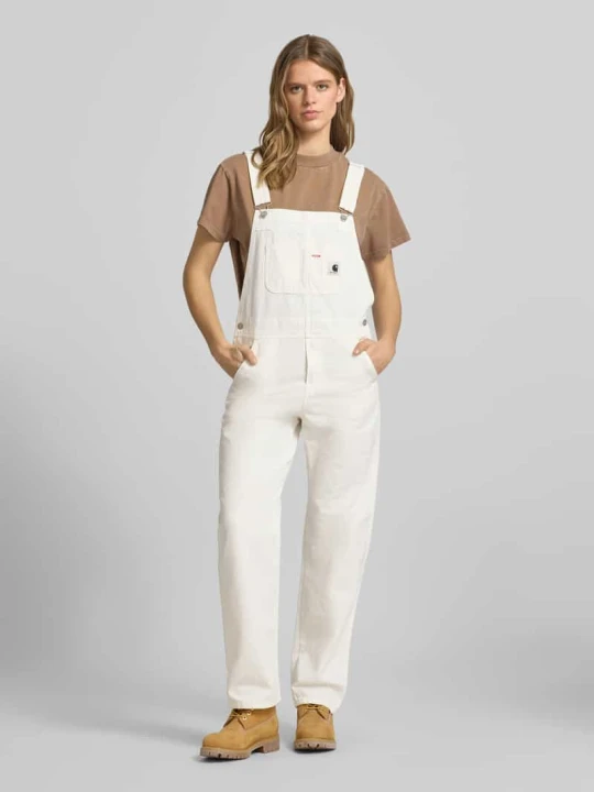Zdjęcie produktu Kombinezon z brustaszą model 'BIB' Carhartt WIP Biały