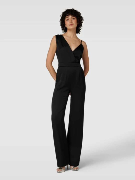 Zdjęcie produktu Kombinezon z czystej wiskozy model ‘ANASTASIA’ MARCIANO BY GUESS Czarny