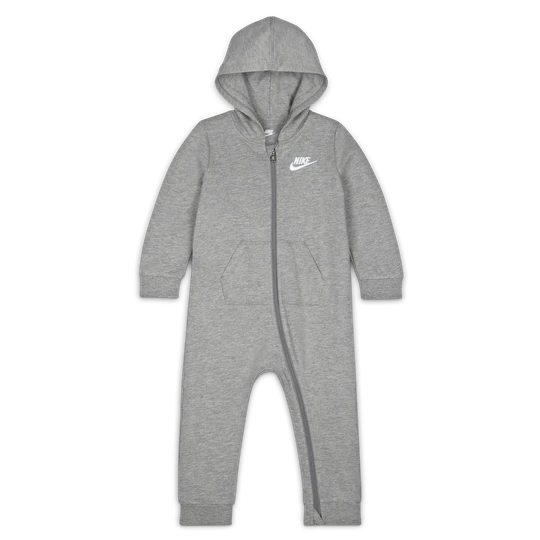 Zdjęcie produktu Kombinezon z kapturem dla niemowląt (12–24 M) Nike Futura - Szary