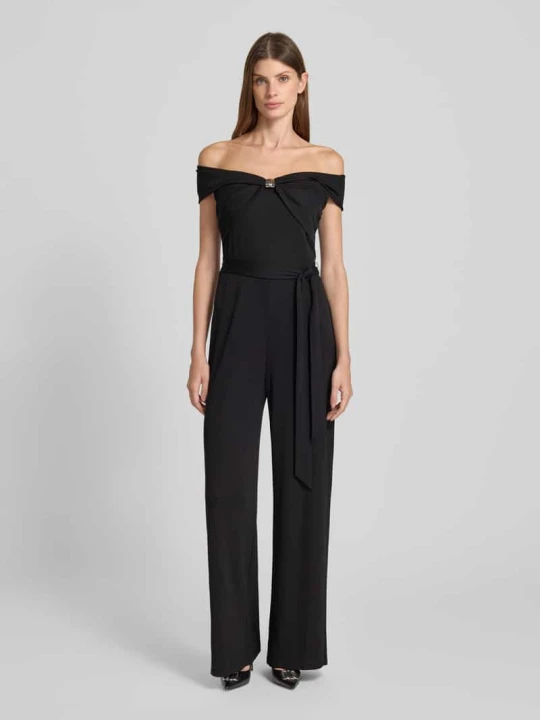 Zdjęcie produktu Kombinezon z odkrytymi ramionami model ‘DASHNA’ Lauren Ralph Lauren Czarny
