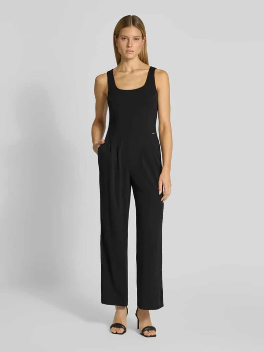 Zdjęcie produktu Kombinezon z okrągłym dekoltem Calvin Klein Czarny