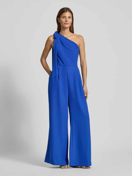 Zdjęcie produktu Kombinezon z detalem w postaci kokardy model „ZERESH” Lauren Ralph Lauren Jasnoniebieski melanż