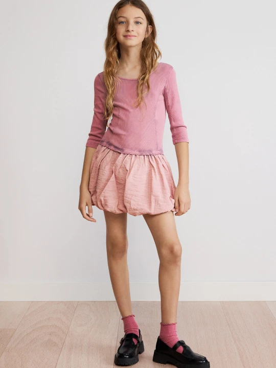 Zdjęcie produktu Kombiniertes Strickkleid Desigual czerwony
