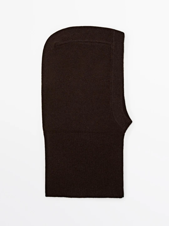 Zdjęcie produktu Kominiarka Ze 100% Kaszmiru - Brązowy - Massimo Dutti - Female