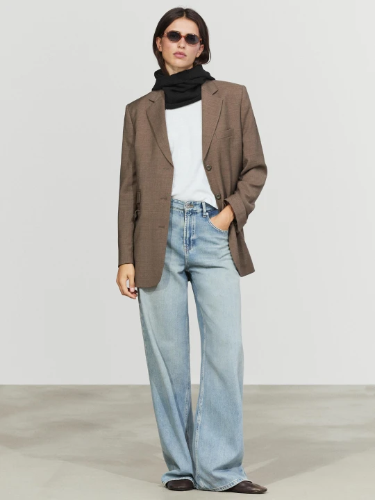 Zdjęcie produktu Kominiarka Ze 100% Kaszmiru - Czarny - Massimo Dutti - Female