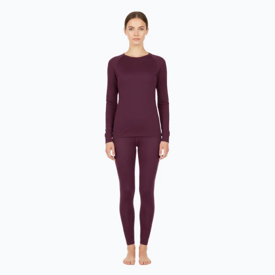 Zdjęcie produktu Komplet bielizny termoaktywnej damskiej WOOLCANO Merino SET0543 fioletowy