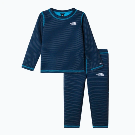 Zdjęcie produktu Komplet bielizny termoaktywnej dziecięcej The North Face Dotknit Thermal summit navy/meridian blue Granatowy