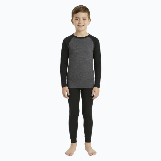 Zdjęcie produktu Komplet bielizny termoaktywnej dziecięcej WOOLCANO Merino SET0982 szary