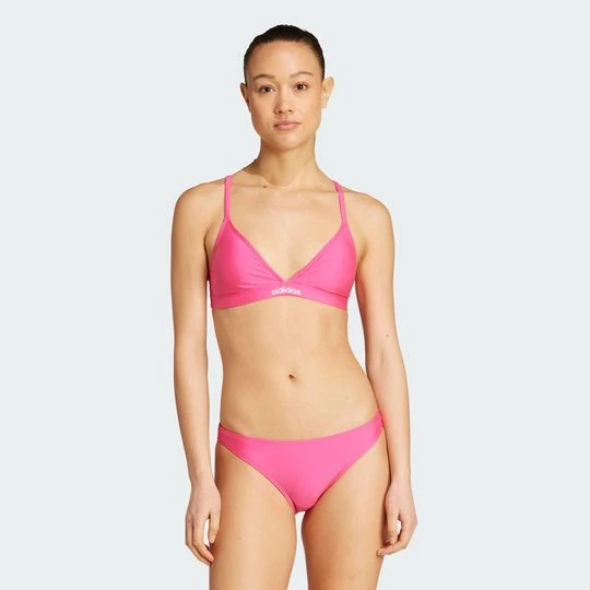 Zdjęcie produktu Komplet bikini z ramiączkami regulowanymi w dwóch kierunkach Triangle Adidas różowy