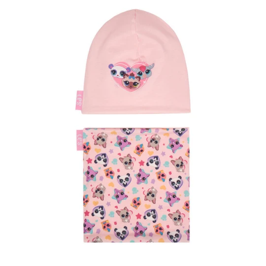 Zdjęcie produktu Komplet czapka i komin LITTLEST PET SHOP CEO-ACCCS-AW25-320LPS Różowy