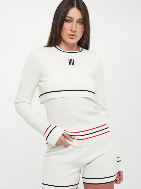 Zdjęcie produktu Komplet damski sweter + top SPORTALM