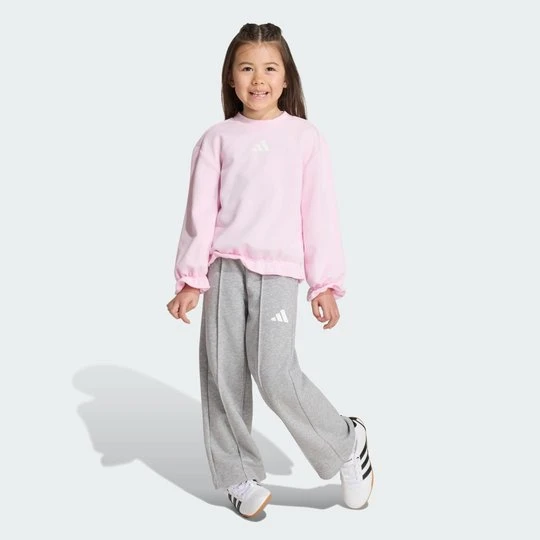Zdjęcie produktu Komplet dresowy dla dziewczynek Seasonals Ruffles Adidas