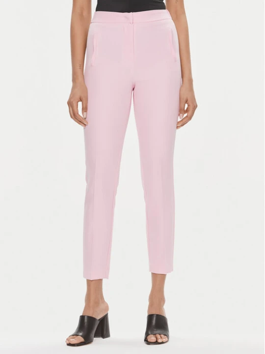 Zdjęcie produktu Kontatto Spodnie materiałowe CO901 Różowy Slim Fit