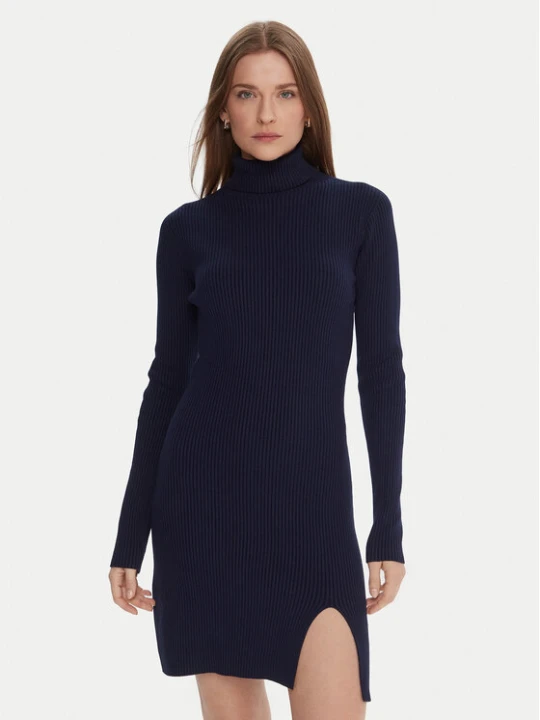 Zdjęcie produktu Kontatto Sukienka dzianinowa 3M0827C Granatowy Slim Fit