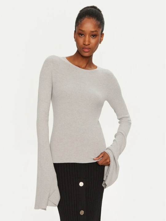 Zdjęcie produktu Kontatto Sweter 3M0116N AI253M01 Szary Slim Fit