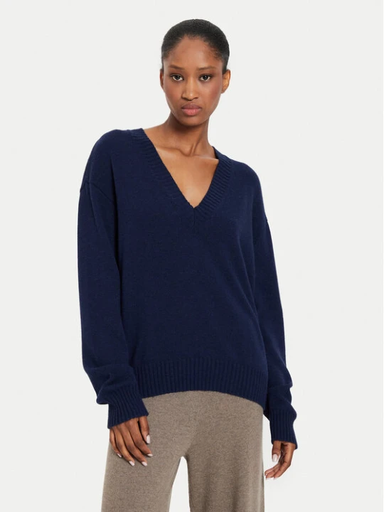 Zdjęcie produktu Kontatto Sweter 3M0177 Granatowy Regular Fit