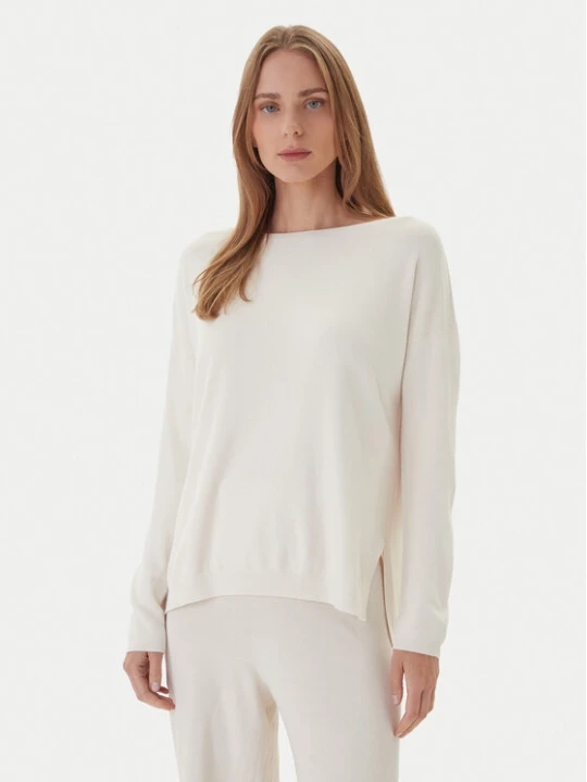 Zdjęcie produktu Kontatto Sweter 3M0800C Écru Regular Fit Kremowy