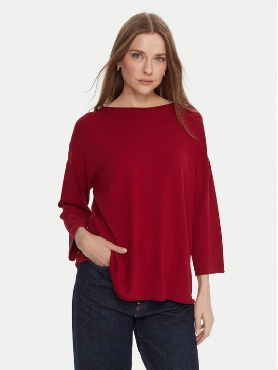 Zdjęcie produktu Kontatto Sweter 3M0801C Czerwony Regular Fit
