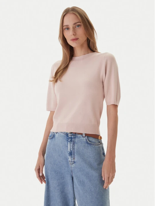 Zdjęcie produktu Kontatto Sweter 3M0804C Różowy Regular Fit