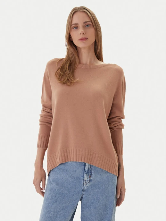 Zdjęcie produktu Kontatto Sweter 3M0808C Beżowy Relaxed Fit