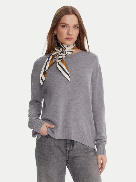 Zdjęcie produktu Kontatto Sweter 3M0808C Szary Relaxed Fit