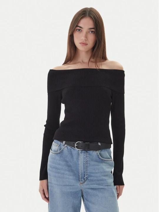 Zdjęcie produktu Kontatto Sweter 3M0813C Czarny Regular Fit