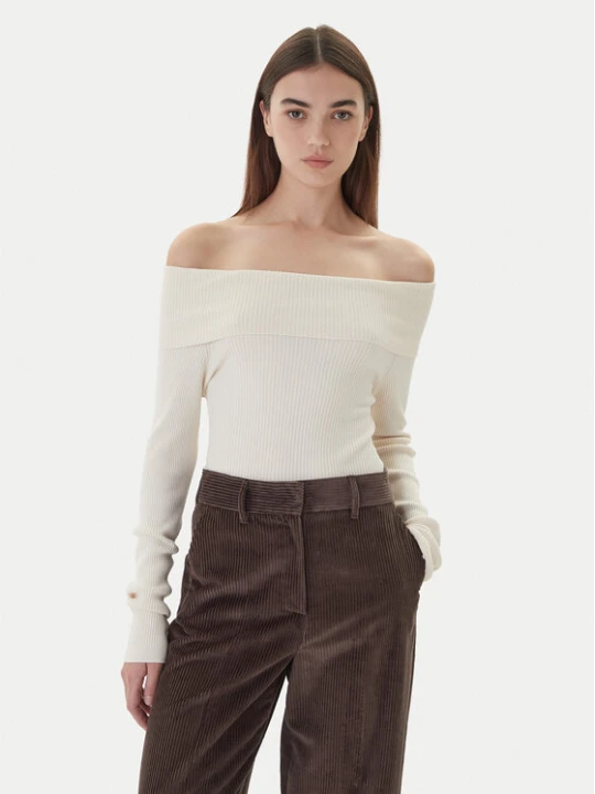 Zdjęcie produktu Kontatto Sweter 3M0813C Écru Regular Fit Kremowy
