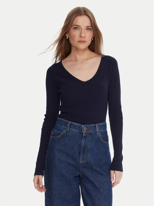 Zdjęcie produktu Kontatto Sweter 3M0818C Granatowy Slim Fit