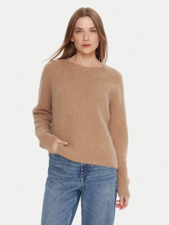 Zdjęcie produktu Kontatto Sweter 3M0863C Beżowy Relaxed Fit