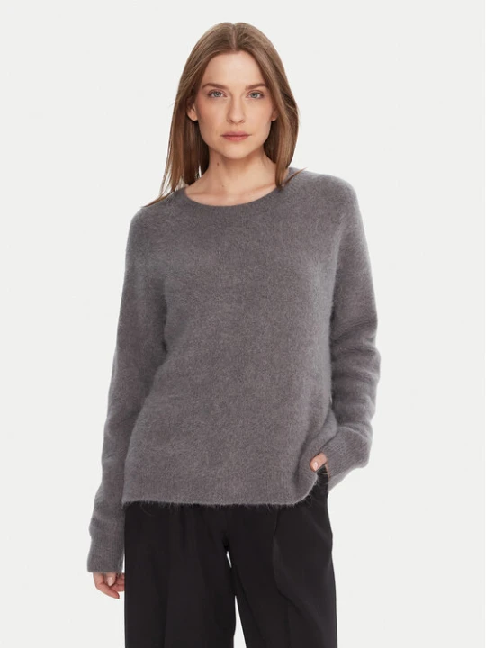 Zdjęcie produktu Kontatto Sweter 3M0863C Szary Relaxed Fit