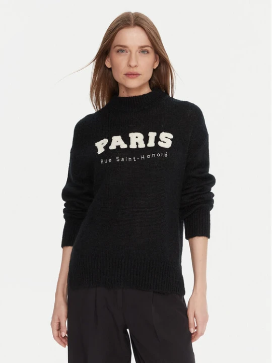 Zdjęcie produktu Kontatto Sweter 3M0915C Czarny Regular Fit