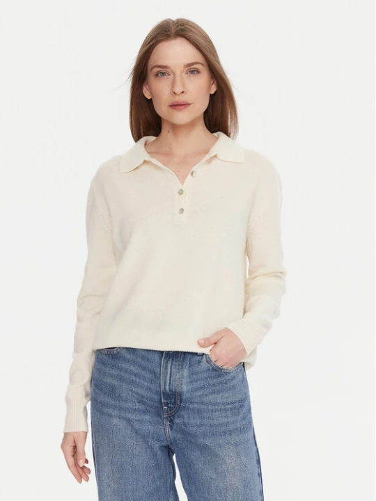 Zdjęcie produktu Kontatto Sweter 3M0977C Écru Regular Fit Kremowy