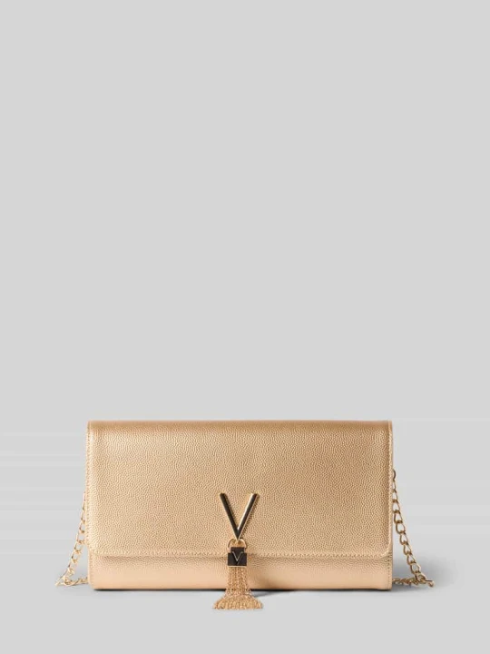 Zdjęcie produktu Kopertówka / torebka wieczorowa z detalem z logo model 'DIVINA' VALENTINO BAGS Złoty